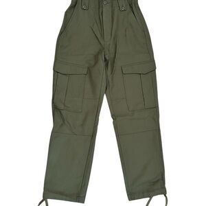 Banana Republic Olive Green Cargo Straight-Leg Pants